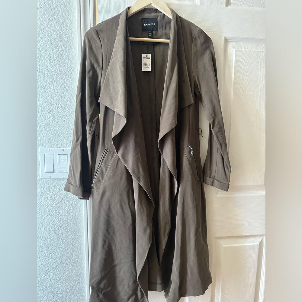 Express long coat (XXSP, NWT)